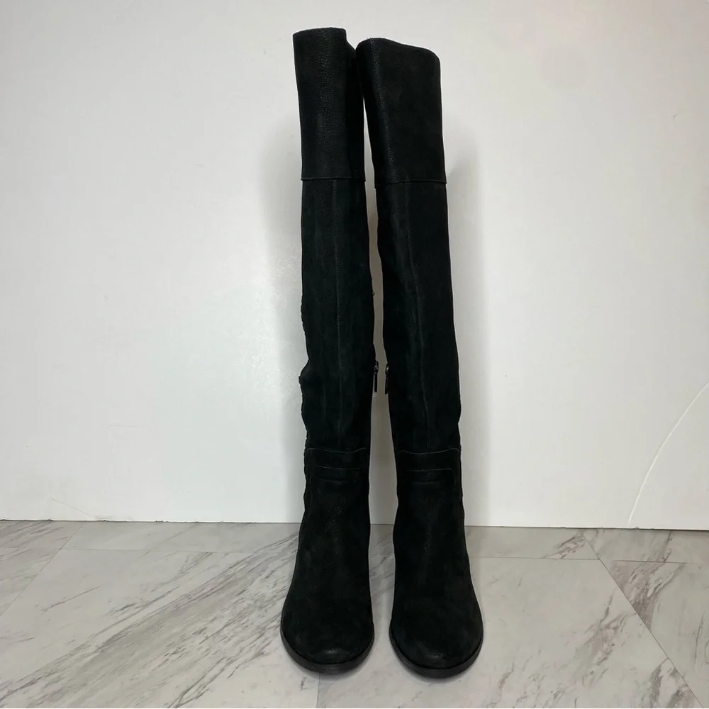 Vince Camuto Black Kreston Over The Knee Boot 6 1/2 M